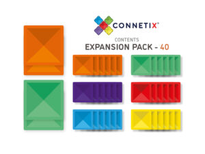 Connetix Tiles 40 Piece Expansion Pack - imagen adicional | Gogiks
