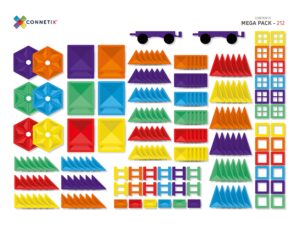 Connetix Tiles 212 Piece Mega Pack - imagen adicional | Gogiks