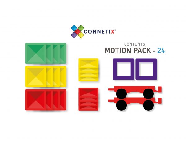 Connetix Tiles 24 Piece Motion Pack - imagen adicional | Gogiks