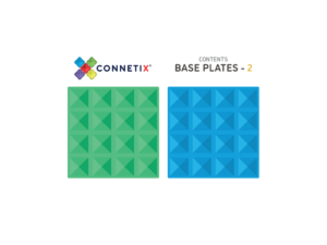 Connetix Tiles 2 Piece Base Plate Pack - imagen adicional | Gogiks