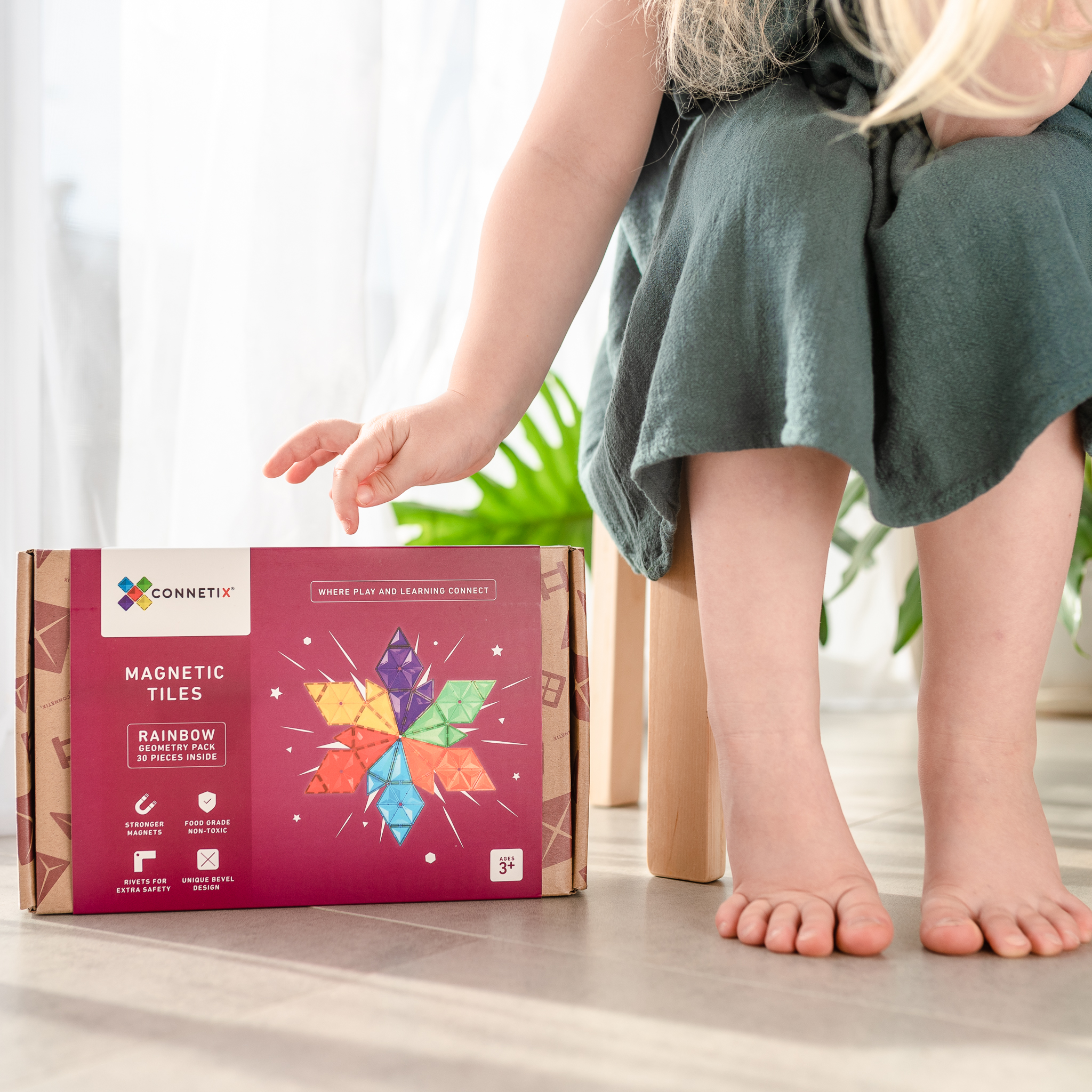 Connetix Tiles 30 Piece Geometry Pack - imagen adicional | Gogiks