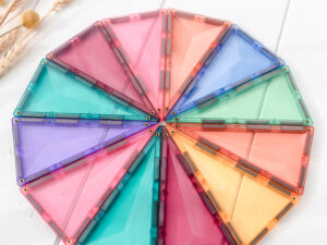 Connetix Tiles 40 Piece Pastel Geometry Pack - vista alternativa | Gogiks