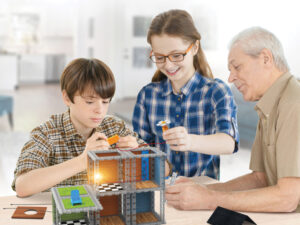 SmartLab Toys ARCHI-TECH ELECTRONIC SMART HOUSE - piezas incluidas | Gogiks